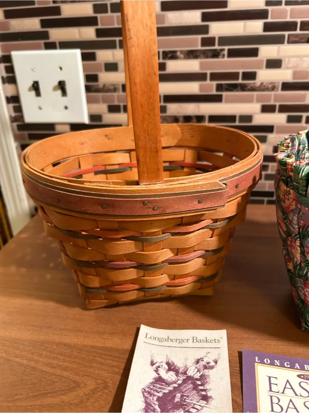 Vintage Longaberger Easter Basket with Liner